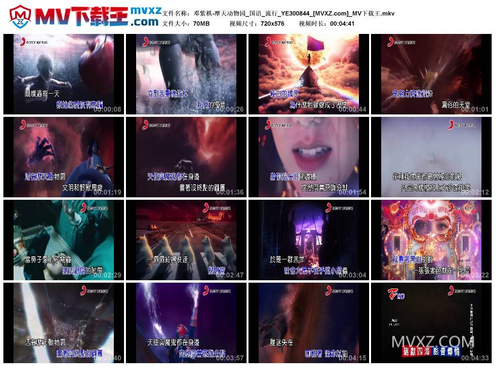 邓紫棋-摩天动物园_国语_流行_YE300844